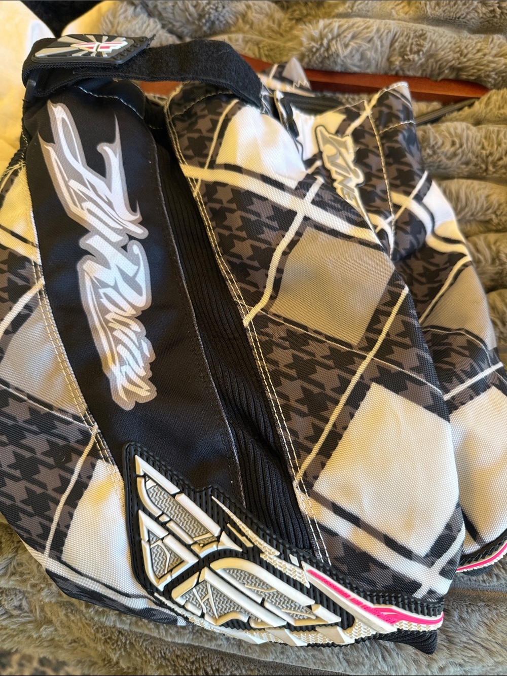 Black & Gray Patterned Kids Athletic Shorts - Youth Bottoms